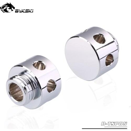 Bykski B-TSPD5, Flow Buffers, Splitters, Defoamers, Multifunction Silver Spoiler water cooling Connector