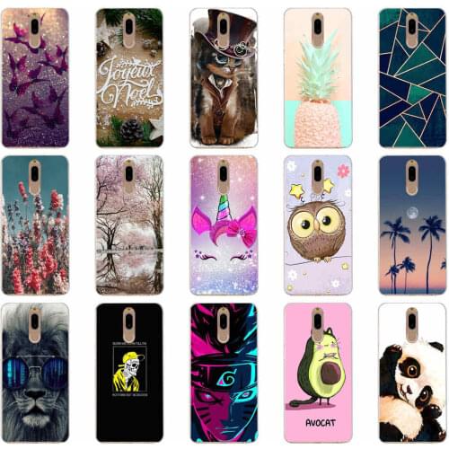 For Huawei Mate 10 Lite Case Mate 10Lite Painting Silicone Cover for Huawei Nova 2i Case Nova2i Cute Soft TPU Coque