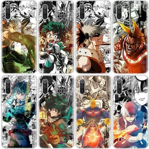 My Hero Academia Deku Phone Case For Xiaomi Redmi Note 10 9 8 8T 7 6 5 Pro 9C 9S 9A 8A 7A 6A 5A 4X S2 K20 Coque Cover