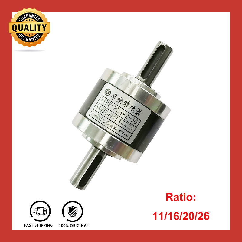 1:11 1:16 1:20 Double Axis Planetary Speeder Gearbox PLS42 Round Flange also Used as Speed Reducer
