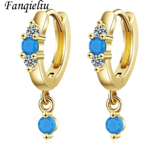 Fanqieliu Women's Gold Earrings