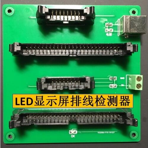 FC Data Line Cable Tester Continuity Tester, LED Display Horn Cable Tester Detector Tool