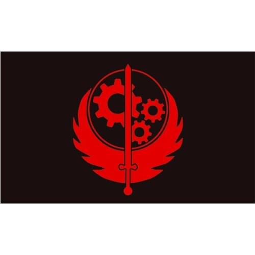 Brotherhood of Steel Flag 3*5 ft 90*150 cm 100 d polyester Flying