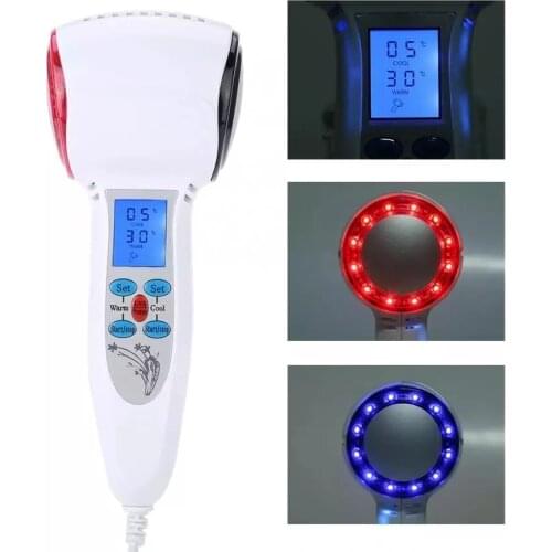 Hot Cold Hammer Cryotherapy Nutrition Lead-in Device Face Massager Skin Lifting Tighten Rejuvenation Anti-aging Machine Beauty