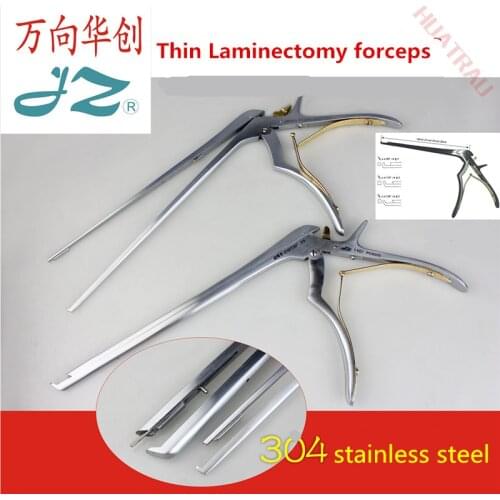 JZ Orthopedic instruments medical black ultra thin laminar bone biting forceps spinal and lumbar vertebrae gun bone scissors