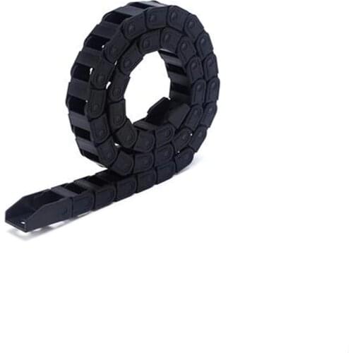 1M 10 x 20mm 10*20mm L 1000mm Cable Drag Chain Wire Carrier with end connectors for CNC Router Machine Tools