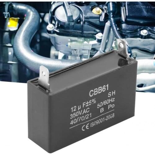 CBB61 Capacitor Gasoline Generator Starting Air Conditioning Motor Capacitor AC350V 12UF Carburetor Thermoelectric Generator
