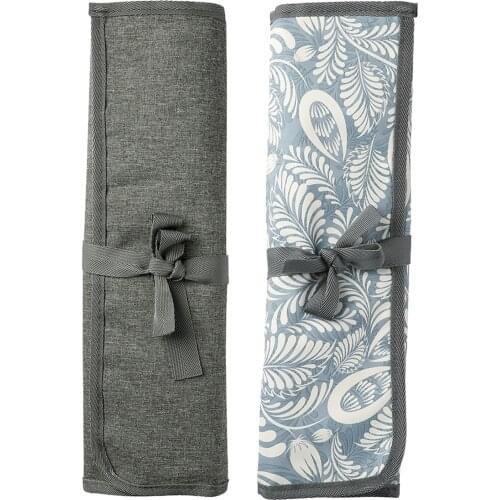 Crochet Hook Case Needle Holder Storage Organizer Roll Bag Knitting Accessories