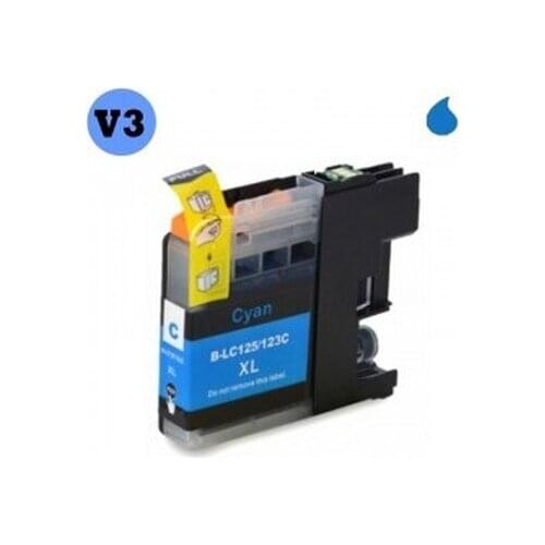 LC-121/LC-123C CARTRIDGE GENERIC BROTHER CYAN (10 ml) New mod