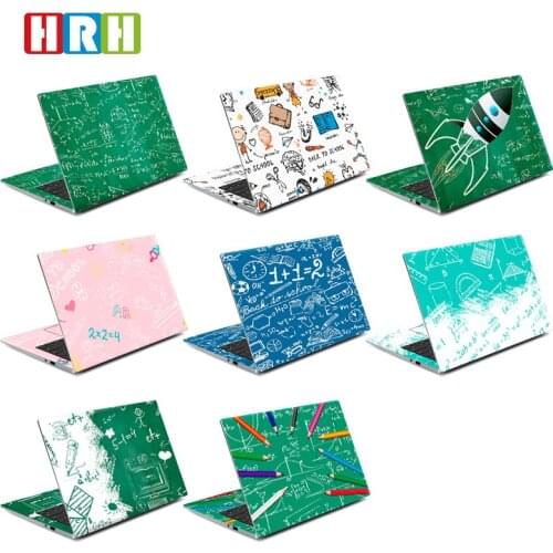 HRH 2 in 1 School Season For 11/12/13/14/15/17 DIY Sticker For HP/For Dell/For Macbook Decal Laptop Vinyl Skin Boay Palm Guard