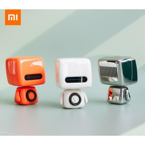 New Xiaomi 3life Creative Robot Bluetooth Speaker Cute Portable Small Cannon Wireless Mini Hand Free Calling Speaker