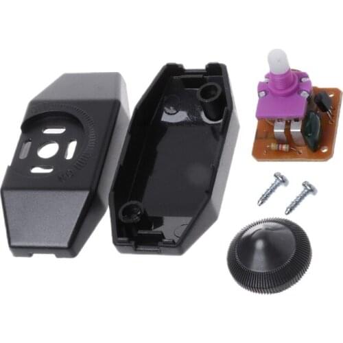 Dimmer Switch Table/Desk Lamp 7x3.3cm Knob Adjust Light Dimmable Button Accessories 1A 110-220V Plastic Dimmer Switch