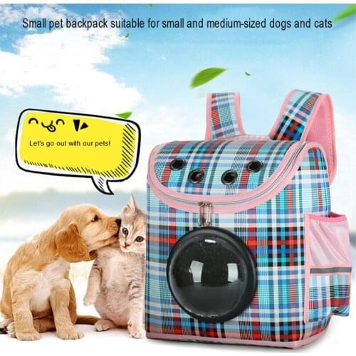 Pets Backpack Carrier For Cat Space Capsule Transportation Transparent And Portable Foldable Ventilation Cat Bag Dog Accessories