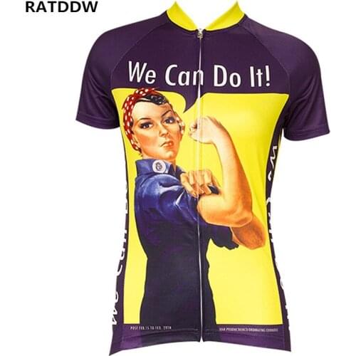 Pro we can do it Bike Cycling Jerseys Roupa Ciclismo/Breathable Racing Bicycle Cycling Clothing/Quick-Dry Bike Wear