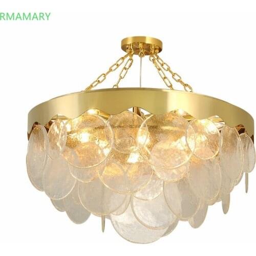 Postmodern light luxury glass pendant lights living room bedroom dining room pendant lamp Nordic simple home decoration LED lamp