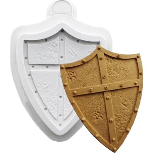 Silicone Mold Shield Hero Sugarcraft Cupcake Chocolate Baking Mold Fondant Cake Decorating Tools