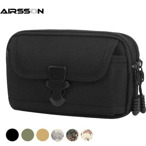 Tactical Mollle Pouch 6.5inch Cellphone Case Nylon Military Waist Pack With Belt Buckle Outdoor Utility EDC Tool Bag for Hunting