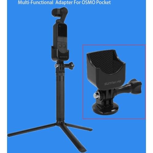 1/4 Adapter Multifunctional Extension Switch Connection Tripod/Pole Extension Stick for DJI OSMO POCKET Gimbal Accessories