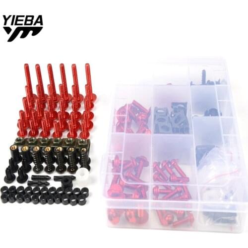 1 Sets Complete Universal Motorcycle Windshield Fairing Bolts For ducati monster 696 09-14 848 08-10 Scrambler 796 11-14 1098 S