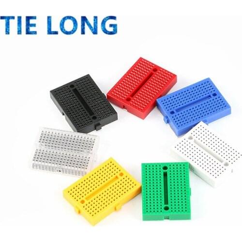 1PCS SYB-170 SYB170 Mini Solderless Prototype Breadboard 170 Tie-points PCB Test Board