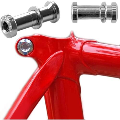 1Set Bicycle Metal Seatpost Universal 8mm Diameter Clamping Binder Screw Bolt Adjustment Length 15-25mm Vintage Style Scenario