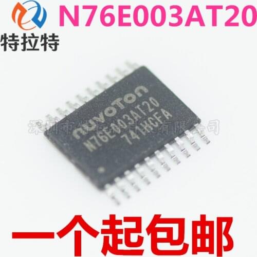 10pcs/lot 100% New N76E003AT20 N76E003 TSSOP20 Chipset