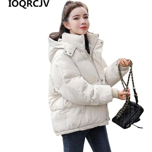 2019 New Winter Jacket Parka Plus Size Slim Outwear Female Hooded Thickened Large Down Cotton Coat Loose Coat R1044
