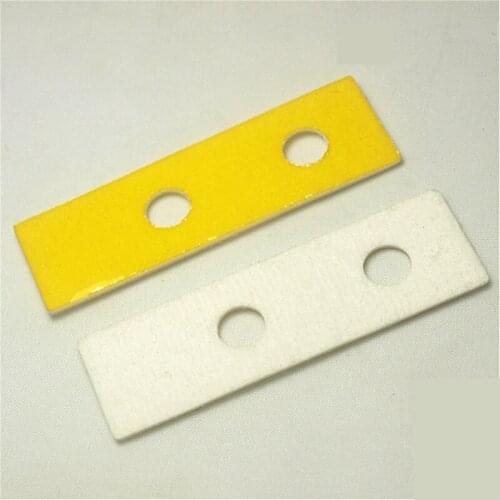 SWMAKER 5 pcs MKbot 3D printer MK7/MK8 heater block temperature cotton Replacement Ceramic Insulation Tape for 20*10 mm heater