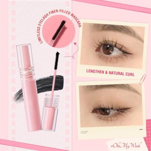 3D Mascara Waterproof Lasting Thick Curling Black Silk Fiber Lash Mascara Eyelash Thicken Eyes Makeup Cosmetic Tool