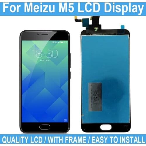 5.2" New Display For Meizu M5 M611H LCD Display Touch Screen No Frame For Meizu M5 LCD Digitizer Assembly Parts Replacement