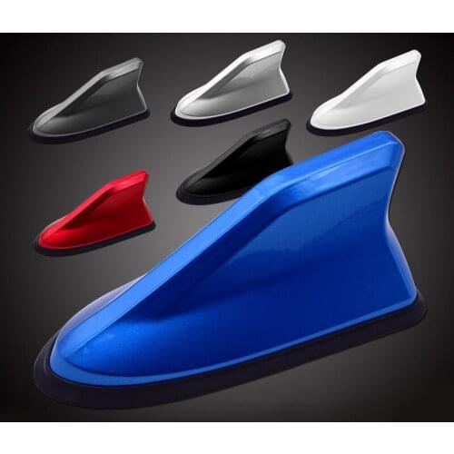 Mayitr 1pc Car Radio Shark Fin Car Shark Antenna Radio FM AM Signal Design Aerials For All Cars Antenna Car Styling