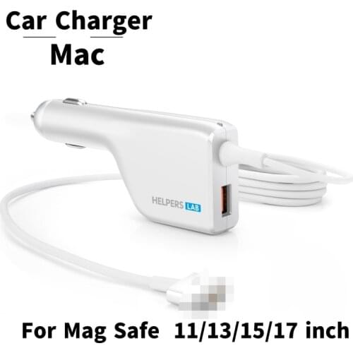DC Car Charger Travel Adapter For Mac Book Pro Air Mac safe 2 Cable 85W 60W 45W Magnetic T L Retina