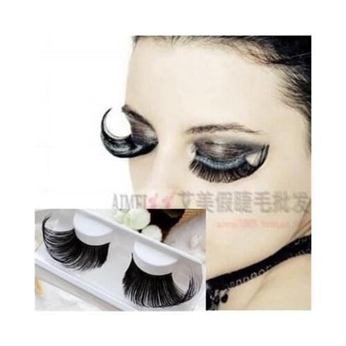 Free Shipping fashion 1pairs/box makeup soft long tableaux false Eyelash