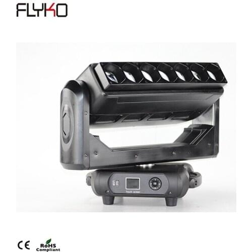 Free shipping 7*40w-moving-head-light-led-pixel