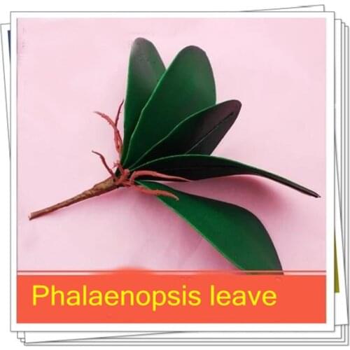 Free shipping DIY Phalaenopsis leavse , artificial leaves for flower craft accessories,DIY flower material(12pcs/lot)