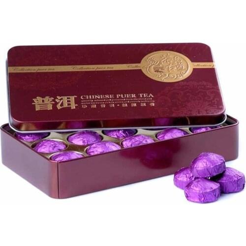 2019/2020 Yr Jasmine Mini Tuocha Shu Pu-erh, Delicate Box Pack Ripe pu-erh Pu-erh 75g