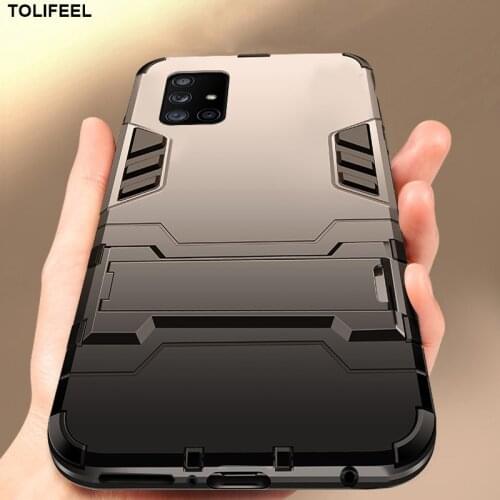 Case For Samsung Galaxy A51 A71 5G Silicone Cover Anti-Knock Hard PC Robot Armor Slim Phone Back Cases For Samsung A51 A71 Coque