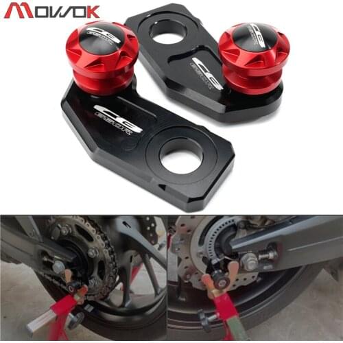 For CB 650R CB650R CBR650R CBR 650R 2019-2020 Motorcycle Chain Adjustment Bracket Block Swingarm Spools slider