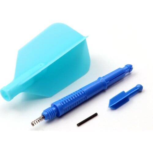 CUESOUL AK6 Dart Shaft with AK4 Blue Dart Flight Slim Shape-15mm/18.8mm/24.8mm /29.5mm/33.3mm