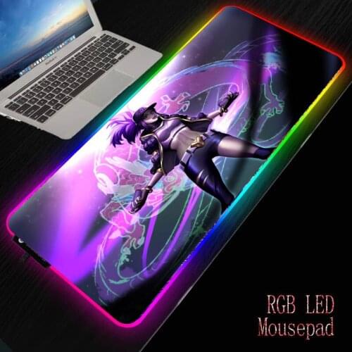 RGB Gaming Accessories Mouse Pad Computer Mousepad Large Game LED Illumination Mouse Mat XXL Laptop Keyboard Desk Carpet for LOL