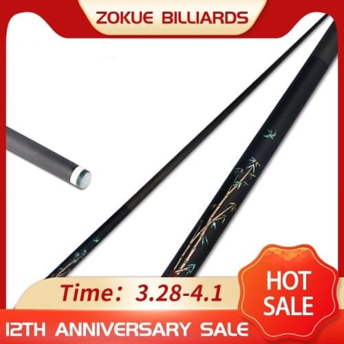 JFlowers SKD-402F Billiards Snooker Cue Professional Carbon Fiber Tecnologia Shaft Billard Snooker cue with Extension
