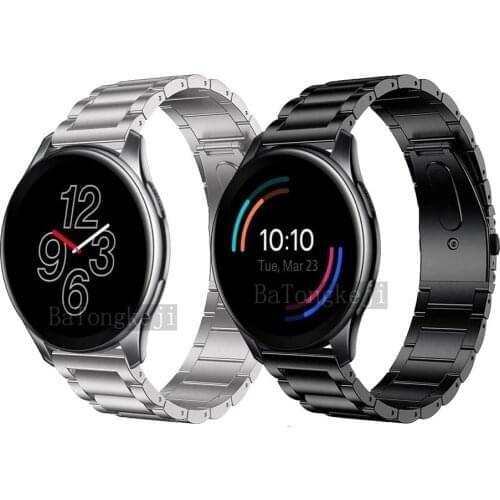 Classic Metal Stainless Steel Wrist Band For Oneplus Watch Strap One plus Smartwatch Watchband Bracelet Replaceable Belt