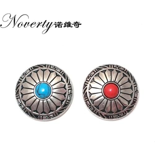 2019 New 3pieces/Bag 30MM Screw Head Zinc Alloy Round Flowers Charms Buttons for Belt and Bag Jewelry Accessories