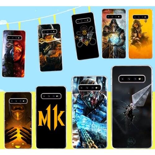Hot Mortal Kombat Soft black Phone Case for Samsung S9 plus S5 S6 S7 edge S8 S10 plus