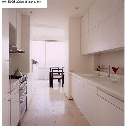 Melamine/mfc kitchen cabinets(LH-ME008)