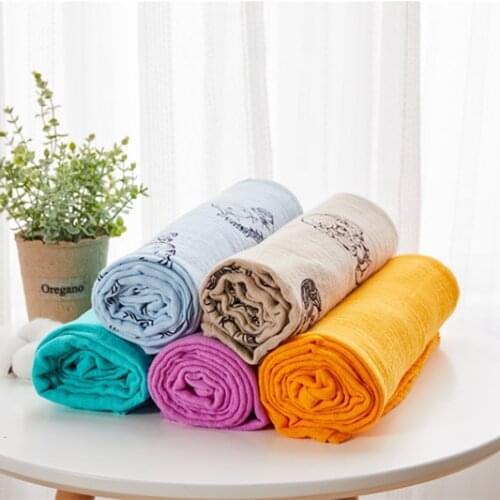 120x110cm Newborn Muslin Swaddle Baby Boy Girl Blankets Muslin Baby Blanket Swaddle Blanket Baby Blankets