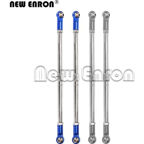 NEW ENRON 7MM Thicker 150MM Stainless Steel Rear Suspension Upper Links LOS234003 For Losi Race 1/10 Rey Rock Desert Truck