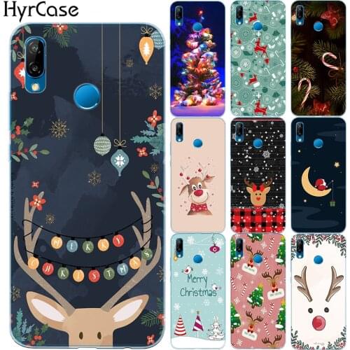Merry Christmas New Year Soft TPU Case Cover For Huawei P8 P9 P10 P20 Lite P30 Lite Pro Mate 10 20 30 Lite Pro Silicon Capa
