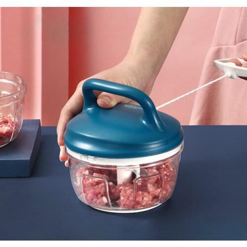 Garlic Peeler Mini Hand-pulled Vegetable Cutter Home Plastic Manual Chopper Cleaner Kitchen Gadget Chili Pull Garlic