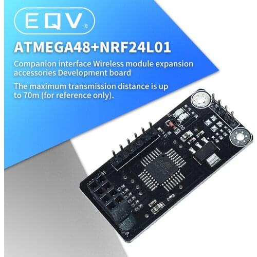 WAVGAT NRF24L01 Socket Adapter plate Board ATMEGA48 wireless Shield module SPI to IIC I2C TWI Interface